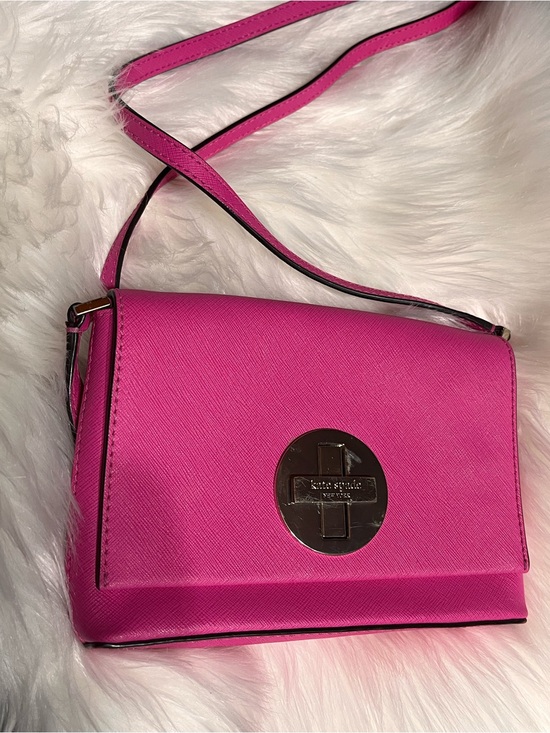 kate spade Handbags - Kate Spade Pink Crossbody Bag Safiano Leather